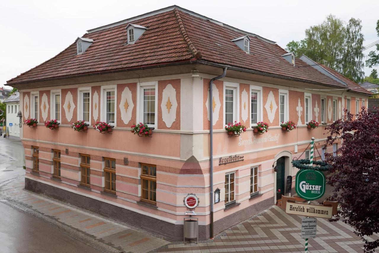 Gasthof Hametner Mit Innviertlerhof Mit Direktem Zugang Zur Therme Mediterrana Durch Unseren Garten! Bad Hall Exterior photo